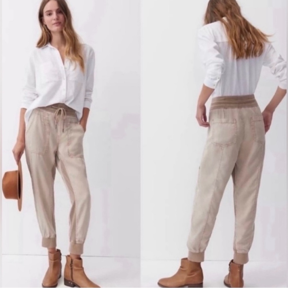 By Anthropologie|The Nomad Joggers in Tan,Boho Cargo Pants Size XS